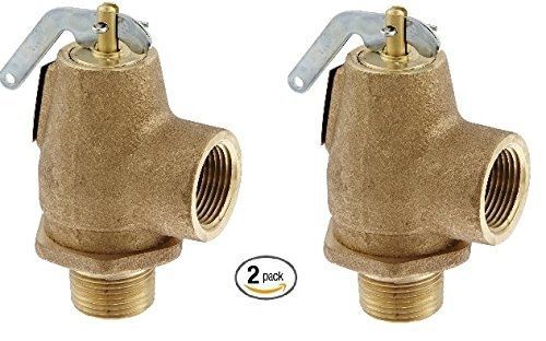 Apollo valve 13-211 series bronze safety relief valve, asme steam, 15 psi set for sale