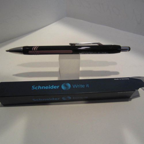 Schneider Epsilon Touch Ballpoint BLACK/PINK+CONDUCTIVE TIP+Pouch-755 BROAD INK
