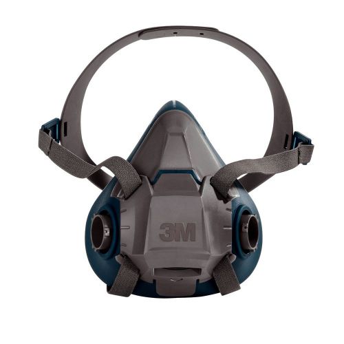 3M 6501 Gray/Teal Rugged Comfort Half Facepiece Reusable Respirator, Small
