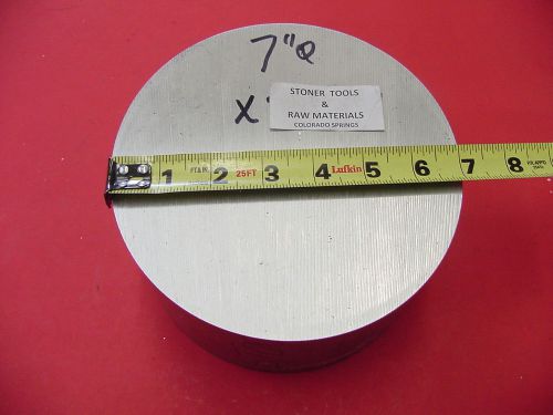 7&#034; ALUMINUM 6061 ROUND ROD 5.45&#034; LONG T6511 7.00&#034; Diameter Solid Lathe Bar Stock