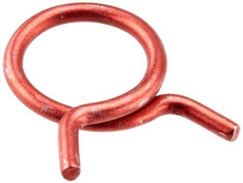 Rotor clip hc-20st r, steel, single wire hose clamp, 1-1/4&#034; hose od, red (pack for sale