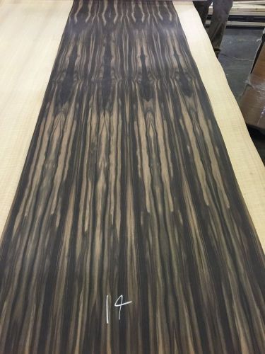 Wood Veneer Ebony 24x84 1 Piece Wood Backed &#034;EXOTIC&#034; 1613 14