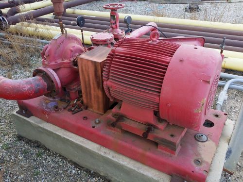 Deming 5062 1,000 gpm fire pump, 100 hp motor, ul listed, passed nfpa 25 tests for sale
