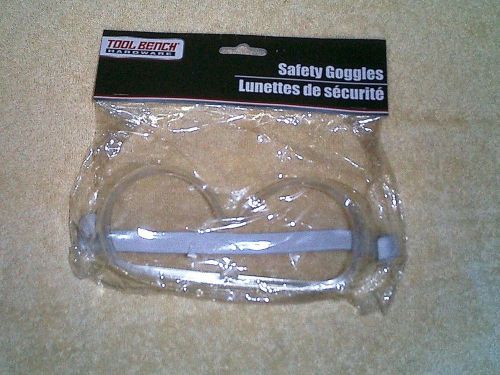 Tool Bench Hardware Clear Plastic Safety Goggles NEW