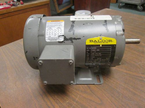 Baldor Motor M3550 1.5HP 3450RPM 56 Frame 208-230/460V 4.9-4.6/2.3A Used