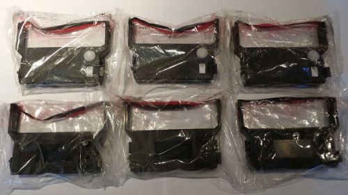 6-Pack VERIFONE 900 Black/Red Ribbonw/ FREE SHIPPING!!!