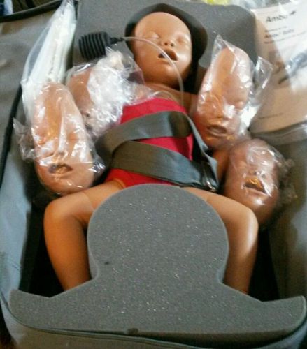 AMBU BABY CPR MANIKIN WITH CARRYING CASE training doll