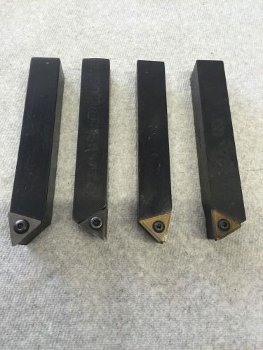 Carbide Indexable tool holder set  5/8&#034; Shank 4 Pieces