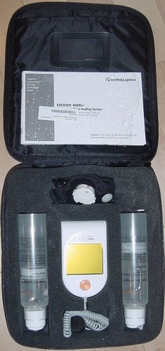 Exogen 4000+ Ultrasound Bone Healing System complete gel case  unit needs refurb