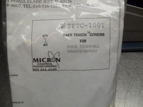 qty 4 -  TPTC-100 micron control transformers  safe touch covers for 4 terminal