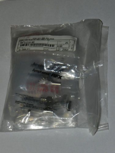 Bag of 25 Amphenol 901-9880-RFX Connectors SMA Plug Right Angle Cable MNT