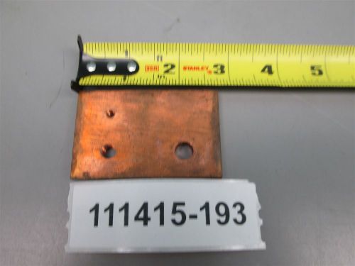 4 pcs. copper main bus bar 1 3/4&#034; x 1/4&#034; x 2 25/32&#034; 2 tapped holes for sale