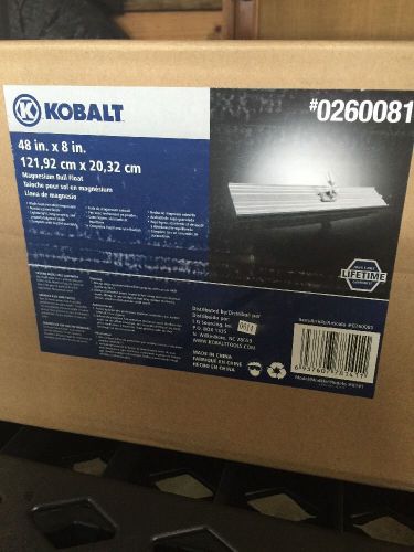 Kobalt 48&#034; x 8&#034; bull float - magnesium alloy concrete 0260081 for sale