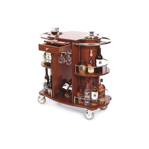 New lakeside 70260 wine/liquor cart-bordeaux for sale