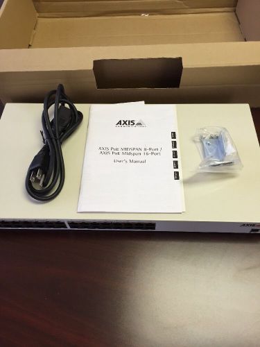 AXIS 5012-014 PoE Ethernet Midspan &amp; Splitters 16-port