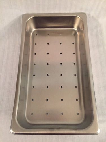 BFE INC. Stainless Steel Instrument Tray 16.5&#034;x9.5&#034;x2.5&#034; Good Condition