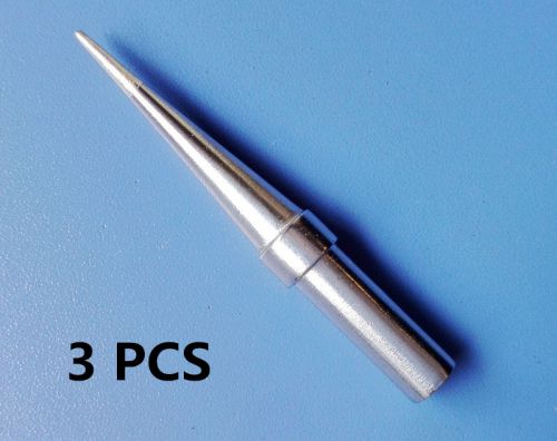 3pcs replacement weller 1/32 eto long conical soldering iron tip wes51 pes51 for sale