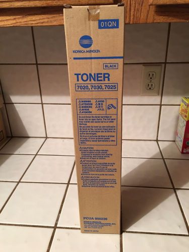 KONICA MINOLTA TONER  BLACK #01QN FOR  7020,7030 AND 7025 GENUINE SUPPLIES