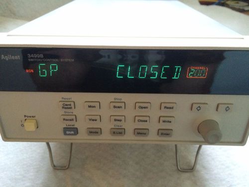 Agilent  Control Switch Mainframe 3499B and DC-18GHz Microwave Switch 44476A