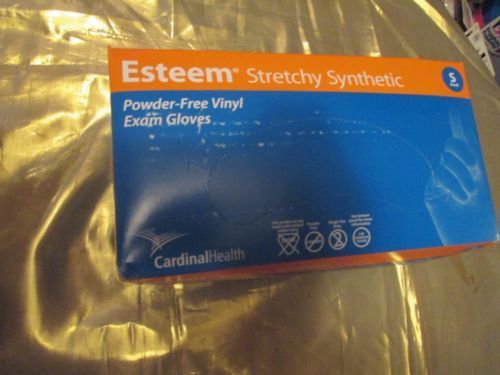 Esteem stretchy synthetic powder-free vinyl exam gloves(LOT OF 1500)SMALL