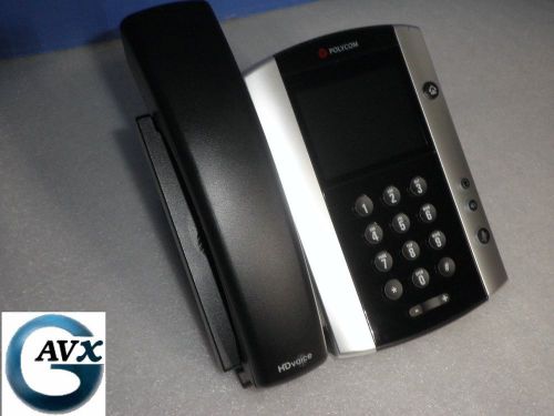 Polycom vvx 500 voip phone +90day warranty, complete with all poe ip accessories for sale