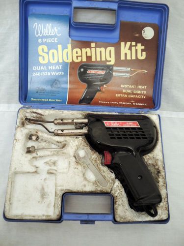Vintage weller d-550  dual voltage 240/325  soldering gun - extra tip &amp; wrench for sale