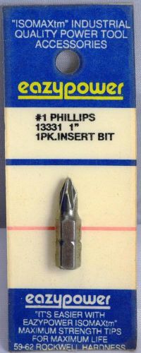 Eazypower Tools #1 Phillips Insert 1&#034; Screw Driver Bit 13331