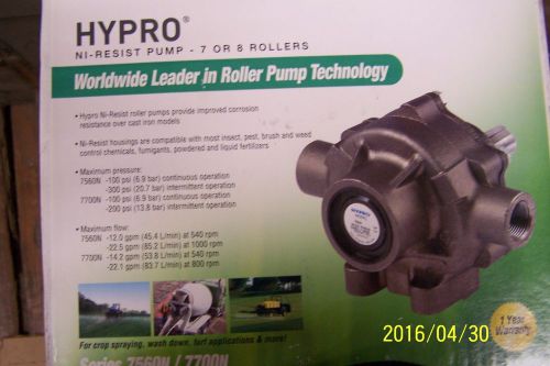 Hypro 7560n pump, new pump, 7 or 8 rollers, ni-resist pump for sale