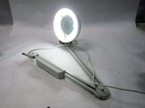 Luxo magnifier swivel arm table working light for sale