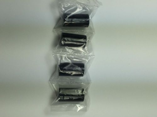 Black finish aluminum standoff  1/2&#034;w x 3/4&#034;l pack of (4) for sale