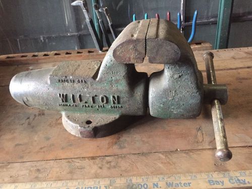 Wilton Bullet Vise 4-1/2&#034; Jaws Fixed Base Opens To 7-1/2&#034;