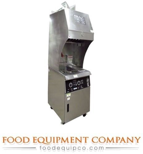Giles gbf-50d-vh ventless hood fryer electric (2) mechanical timers 14&#034; open... for sale