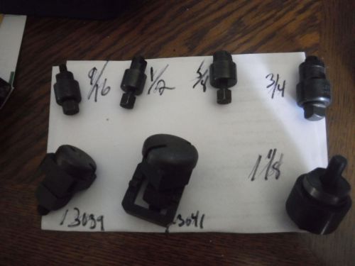 Greenlee Heavy Duty Radio Chassis Knockouts Lot of square and round