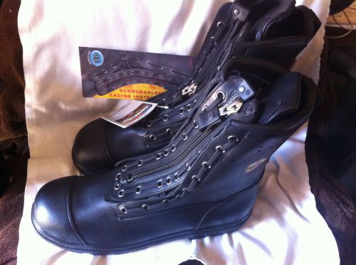 HAIX SPECIAL FIGHTER US FIRE BOOTS, SIZE 14 1/2, 504004M