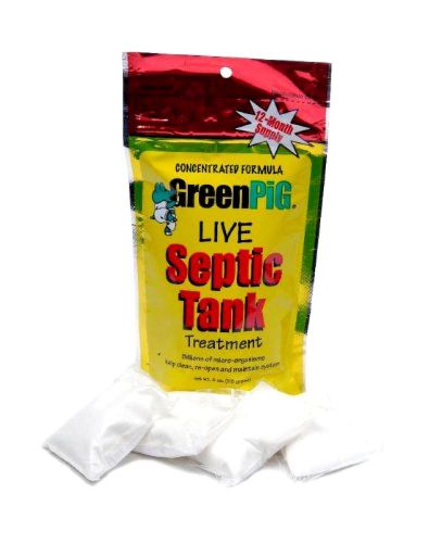 Greenpig Solutions 52 Concentrated Formula Live Septic Tank Treatment 1 Year Su