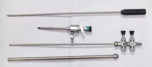 New Laparoscopy 5mm Knot Pusher,Trocar and Suction Tube 10+5