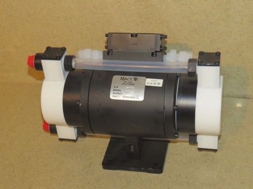 ^^ MACE 929-200 20 LITER TEFLON DIAPHRAM CHEMICAL PUMP -NEW