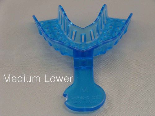 Perforated Disposable Impression Trays_Lower_(Medium) - 12/bag _LM