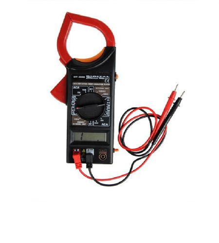 Dt266 ac/dc lcd digital clamp multimeter electronic testing meter for sale