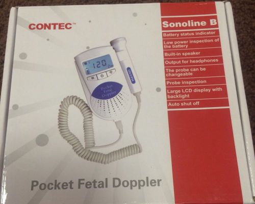 3mhz LCD pocket fetal doppler/prenatal heart monitor sonoline B  baby heart beat