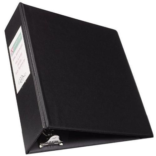 Avery Mini Durable Binder for 5.5 x 8.5 Inch Pages, 2-Inch Round Ring, Black,