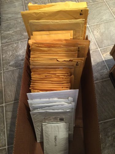 BUBBLE SHIPPING ENVELOPE LOT OF 40 USED BUT READY TO USE AGAIN SAVE COSTS