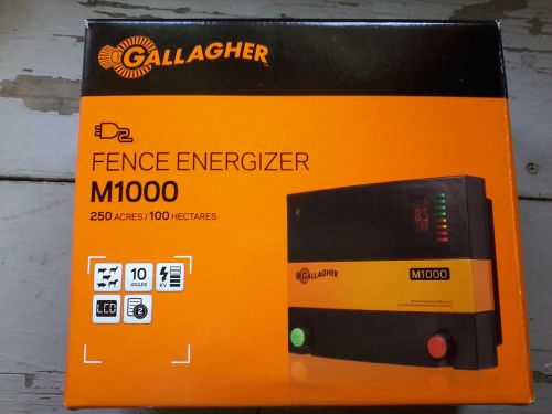 NEW GALLAGHER M-1000 ENERGIZER   FREE SHIPPING!!!