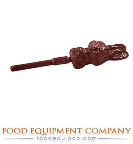 Paderno 47865-26 Chocolate Mold bunny 3-1/4&#034; L x 1.375&#034; W x 1-1/8&#034; H 5 per sheet
