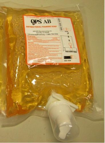 OPS 1405-02G Non-Alcohol 1000mL Antibacterial Foaming Soap Unscented Foam, New