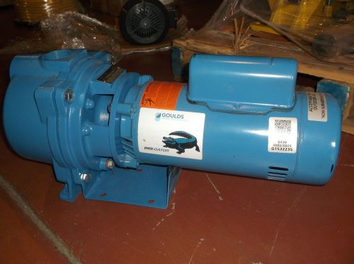 NEW GOULDS 2HP Centrifugal Pump 230V 1PH 1-1/2&#034; Inlet/Outlet 1N438 (WH/34C)