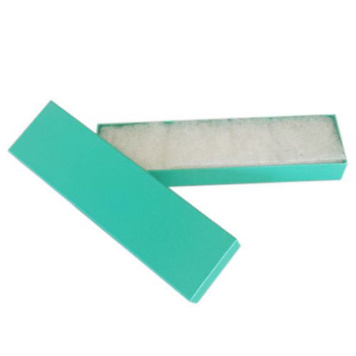 SALE! Lot of 100 pcs 8&#034;x2&#034;x1&#034; Teal Green Cotton Filled Jewelry Boxes