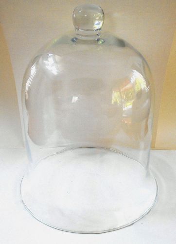 Vintage Flared Bell Jar Vacuum Chamber Lab Glass Cloche X-Large Dome EXCELLENT