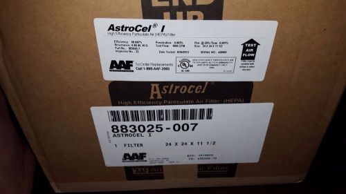 New AAF Astrocel 1 NUCLEAR GRADE Clean Room HEPA Air Filter 24x24x11.5 1000CFM