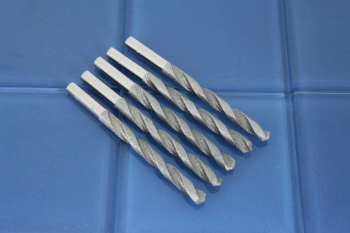5 pieces 5/16&#034; inch diamond coated drill twist bit glass tile 12-d-5 for sale